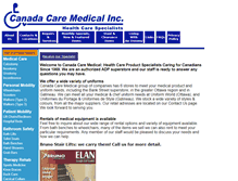 Tablet Screenshot of canadacaremedical.com